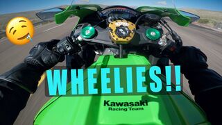 Out in the canyons piloting a Gen 5 Kawasaki Ninja