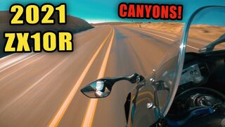 First 2021 ZX10R POV Canyon Run!