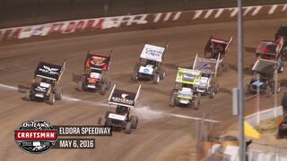 World of Outlaws Craftsman Sprint Cars Eldora Speedway May 6th, 2016 | HIGHLIGHTS
