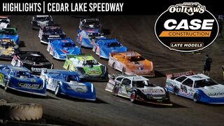 World of Outlaws CASE Late Models at Cedar Lake Speedway August 4, 2022 | HIGHLIGHTS