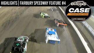 World of Outlaws CASE Late Models at Fairbury Speedway Feature #4 | July 29, 2022 | HIGHLIGHTS