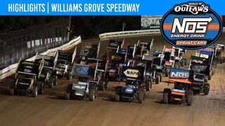World of Outlaws NOS Energy Drink Sprint Cars Williams Grove Speedway July 23, 2022 | HIGHLIGHTS