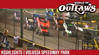 World of Outlaws Craftsman Sprint Cars Volusia Speedway Park February 10th, 2018 | HIGHLIGHTS