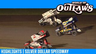 World of Outlaws NOS Energy Drink Sprint Cars Silver Dollar Speedway March 15, 2019 | HIGHLIGHTS