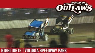 World of Outlaws Craftsman Sprint Cars Volusia Speedway Park February 9th, 2018 | HIGHLIGHTS