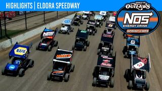 World of Outlaws NOS Energy Drink Sprint Cars Eldora Speedway July 16, 2022 | HIGHLIGHTS