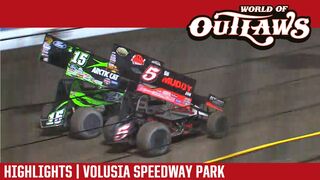 World of Outlaws Craftsman Sprint Cars Volusia Speedway Park February 19, 2017 | HIGHLIGHTS