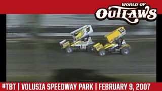 #ThrowbackThursday: World of Outlaws Craftsman Sprint Cars Volusia Speedway Park February 9, 2007