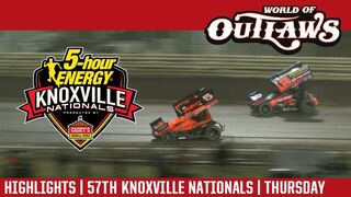 World of Outlaws Craftsman Sprint Cars Knoxville Raceway August 10, 2017 | HIGHLIGHTS