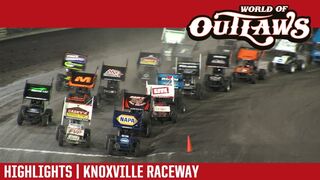 World of Outlaws Craftsman Sprint Cars Knoxville Raceway June 9, 2017 | HIGHLIGHTS