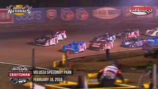 Highlights: World of Outlaws Craftsman Late Model Series Volusia Speedway Park February 18th, 2016