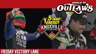 2016 World of Outlaws Craftsman Sprint Car Series Victory Lane | Knoxville Nationals | Night 3