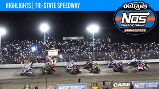 World of Outlaws NOS Energy Drink Sprint Cars Tri-State Speedway, April 23, 2022 | HIGHLIGHTS