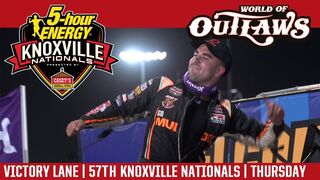 World of Outlaws Craftsman Sprint Cars Knoxville Raceway August 10, 2017 | VICTORY LANE