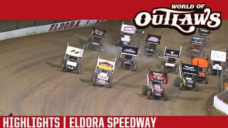 World of Outlaws Craftsman Sprint Cars Eldora Speedway July 14th, 2016 | HIGHLIGHTS