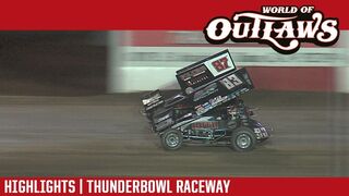 World of Outlaws Craftsman Sprint Cars Thunderbowl Raceway March 9, 2018 | HIGHLIGHTS