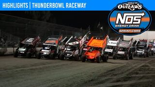 World of Outlaws NOS Energy Drink Sprint Cars at Thunderbowl Raceway, March 11, 2022 | HIGHLIGHTS