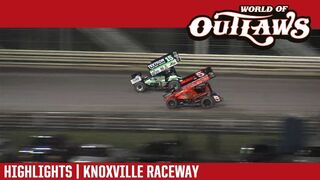 World of Outlaws Craftsman Sprint Cars Knoxville Raceway June 30, 2018 | HIGHLIGHTS