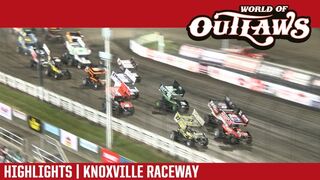 World of Outlaws Craftsman Sprint Cars Knoxville Raceway August 8, 2018 | HIGHLIGHTS