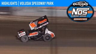 World of Outlaws NOS Energy Drink Sprint Cars Volusia Speedway Park, February 12, 2022 | HIGHLIGHTS