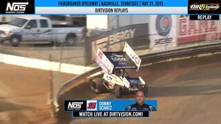 World of Outlaws NOS Energy Drink Sprint Cars Fairgrounds Speedway May 31, 2019 | DIRTVISION REPLAYS