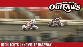 World of Outlaws Craftsman Sprint Cars Knoxville Raceway August 10, 2018 | HIGHLIGHTS