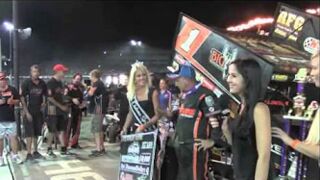 World of Outlaws STP Sprint Car Series Victory Lane Interviews at the Knight Before the Kings Royal