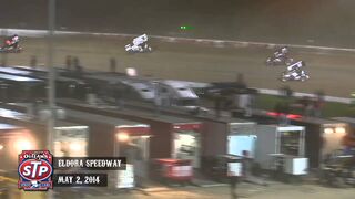 Highlights: World of Outlaws STP Sprint Cars Eldora Speedway May 2nd, 2014