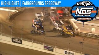 World of Outlaws NOS Energy Drink Sprint Cars Fairgrounds Speedway, May 31, 2019 | HIGHLIGHTS