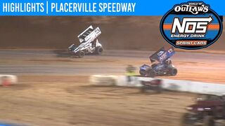 World of Outlaws NOS Energy Drink Sprint Cars Placerville Speedway September 11th, 2019 | HIGHLIGHTS