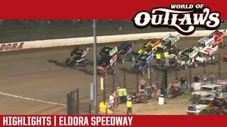 World of Outlaws Craftsman Sprint Cars Eldora Speedway July 14, 2018 | HIGHLIGHTS