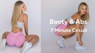At Home Booty & Abs Circuit | 7 Minutes