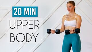 Full UPPER BODY Workout (Tone & Sculpt) - 20 min At Home