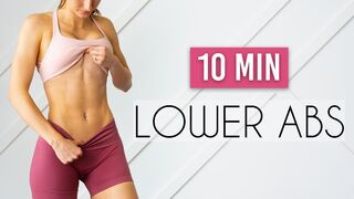 THE BEST LOWER ABS WORKOUT (10 min Lower Belly Burn)