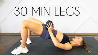 30 MIN BOOTY /LEG WORKOUT (dumbbell, at home)