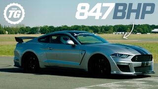 FASTEST MUSTANG EVER around the Top Gear Track? - Clive Sutton CS850R Stig Lap