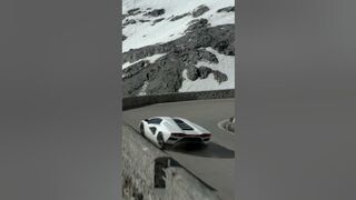 Driving the Lamborghini Countach Up the Stelvio Pass | Top Gear #Shorts