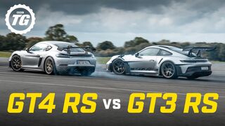 Porsche 911 GT3 RS vs Cayman GT4 RS: Definitive Track Test | Top Gear