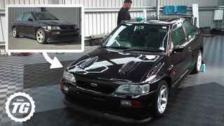 FORD ESCORT COSWORTH DEEP CLEAN – Unmodified Barn Find Brought Back to Life | Top Gear Clean Team