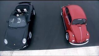 Porsche Turbo vs VW Beetle | Top Gear | BBC