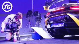 Secrets of Filming Cars: Behind the Scenes | Capturing the Lambo Huracán STO and Sián | Top Gear