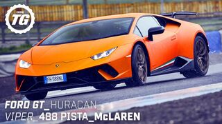 Chris Harris Drives... Best of Supercars: Ford GT, Lamborghini Huracan, 488 Pista | Top Gear