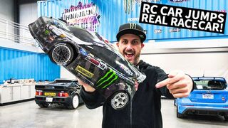 Ken Block's 1/8 Scale RC Shred Session... Around Real Racecars!