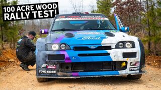Fully Sideways in the Cossie V2! Full Gravel Rally Test Before Ken Block's First Race of 2019