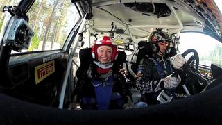 Ken Block hoons Russian ski resort in WRC car at the Pirelli Winter Attraction event
