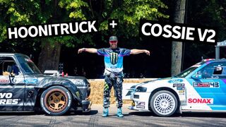 Ken Block’s All-GoPro Goodwood Shredding! Hoonitruck + Cossie V2 Onboard Footage w/Raw Engine Sounds