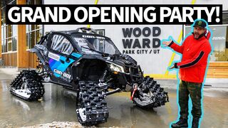 Ken Block Goes to Woodward Park City Grand Opening! Biggest Action Sports Fantasyland in the World??