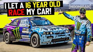 Ken Block lets a 16-Year-Old Race his $500,000, 1 of 1, Cossie V2 Rally Car.