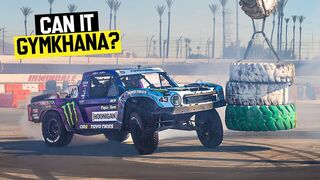 Can Ken Block Gymkhana in a 6500lb Trophy Truck? The Answer is YES.