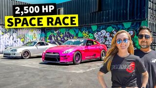 First Space Race in the New Backlot: 2500hp Matchup! R35 GT-R vs MKIV Supra // HHH Ep.011